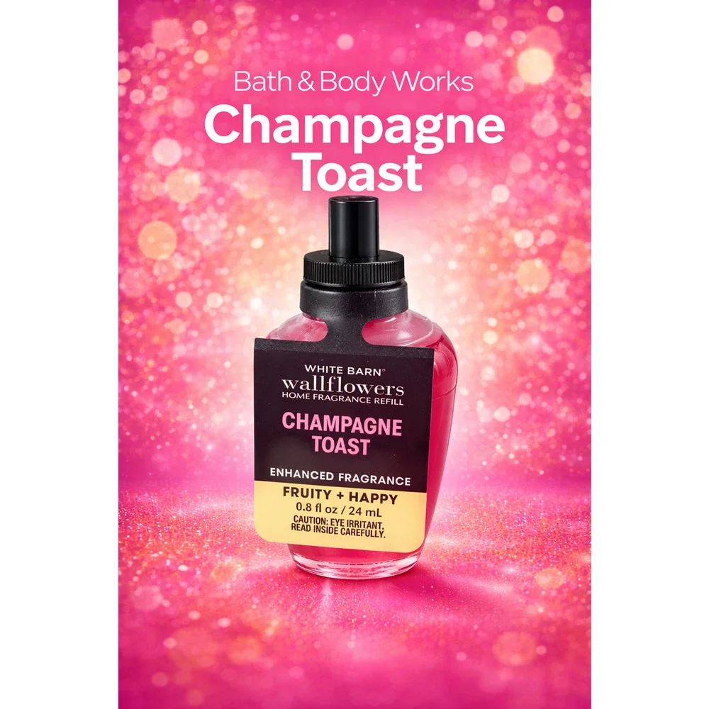2 -Pack Bath and Body Works Champagne Toast Wallflowers Home Fragrance Refills